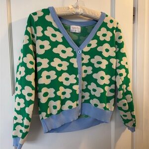 Compania Fantastica floral print knit cardigan